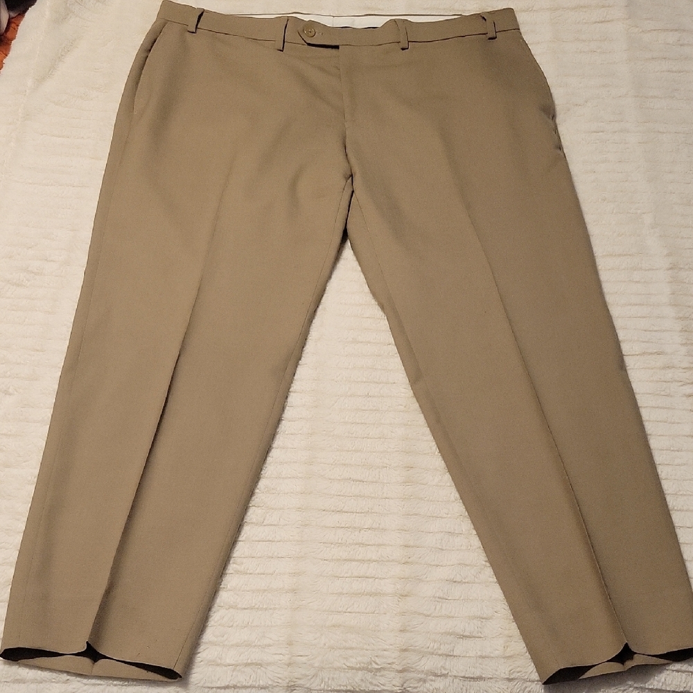Lauren Ralph Lauren Tan Chinos Flat Front Crisp Creases